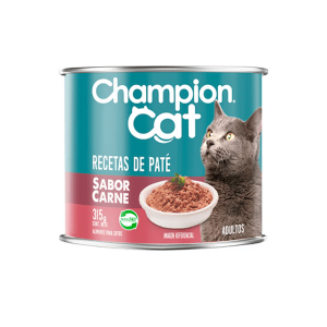 lata champion cat adulto carne 315 gr.