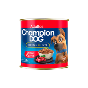 lata champion dog adulto carne 315 gr.