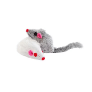 juguete f ratones de piel - catit