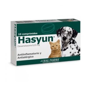 hasyun 10compr.  -  antiinflamatorio y antialergico