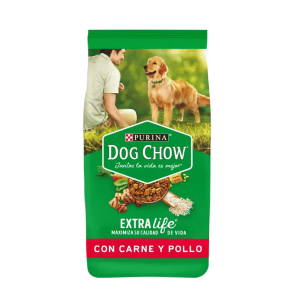 dog chow adulto razas medianas y grandes carne y pollo 18 kg.