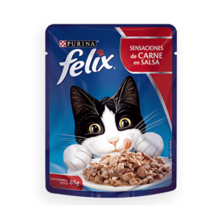 pouch felix sens. carne en salsa 85 gr.