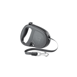 CORREA RETRACTIL MEDIUM NEGRO 5 MT FERPLAST