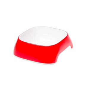 PLATO GLAM XSMALL ROJO 200 ML 10.5 CM FERPLAST