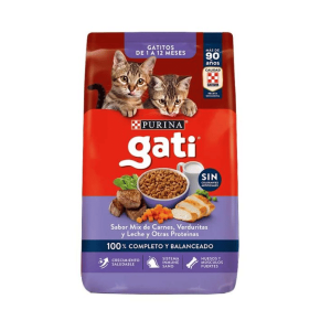 gati gatito mix de carnes 15 kg.