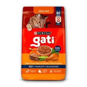 gati adulto carne y pollo 15 kg.