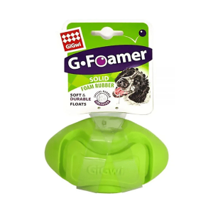 juguete c pelota rugby foamer tpr verde-gigwi