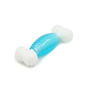 HUESO NYLON BLANCO CON CELESTE - PERRO