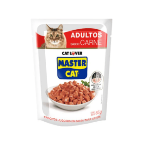 pouch master cat carne 85 gr.