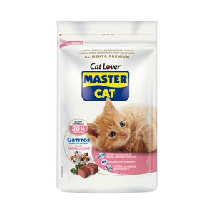 master cat gatitos carne y leche 8 kg.