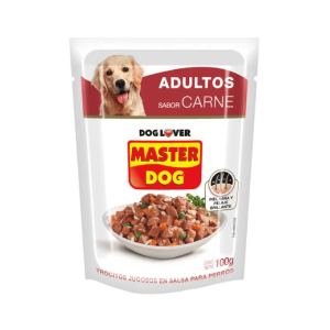 pouch master dog carne 100 gr.