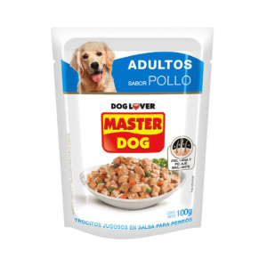 pouch master dog pollo 100 gr.