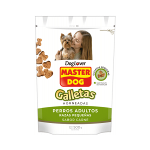 master dog galletas adulto razas pequeña 500 gr.