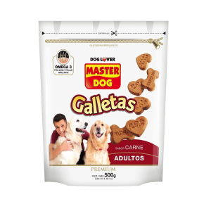 master dog galletas adulto carne 500 gr