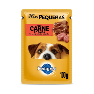 pouch pedigree carne adulto razas pequeñas 100 gr.
