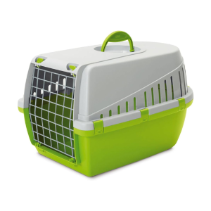 JAULA TRANSPORTE TROTTER VERDE 60,5X40,5X39CM