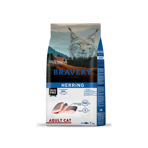 BRAVERY F HERRING ADULT CAT 7 KG.