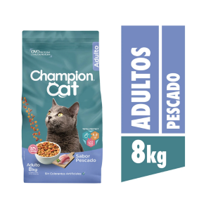 CHAMPION CAT ADULTO PESCADO 8 KG.