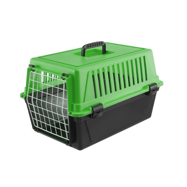 JTAT001 JAULA TRANSPORTE ATLAS 10 32,5X48X29CM VERDE. - Imagen 1