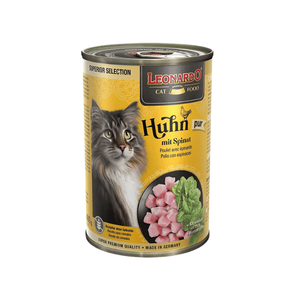 LND044 LATA LEONARDO POLLO ESPINACA - HUHN 400 GR. - Imagen 1